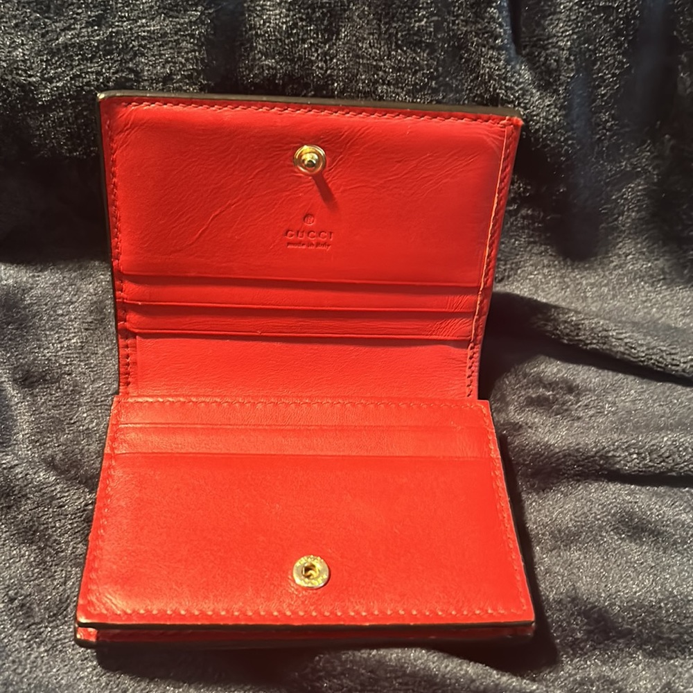 Gucci “Love” Coated Canvas Wallet - Picture 3 of 10